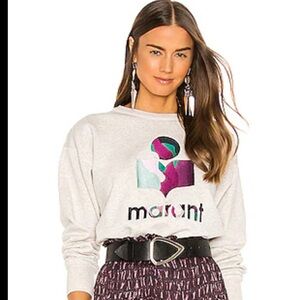 Isabel Marant Etoile Mobyli Gray Sweatshirt